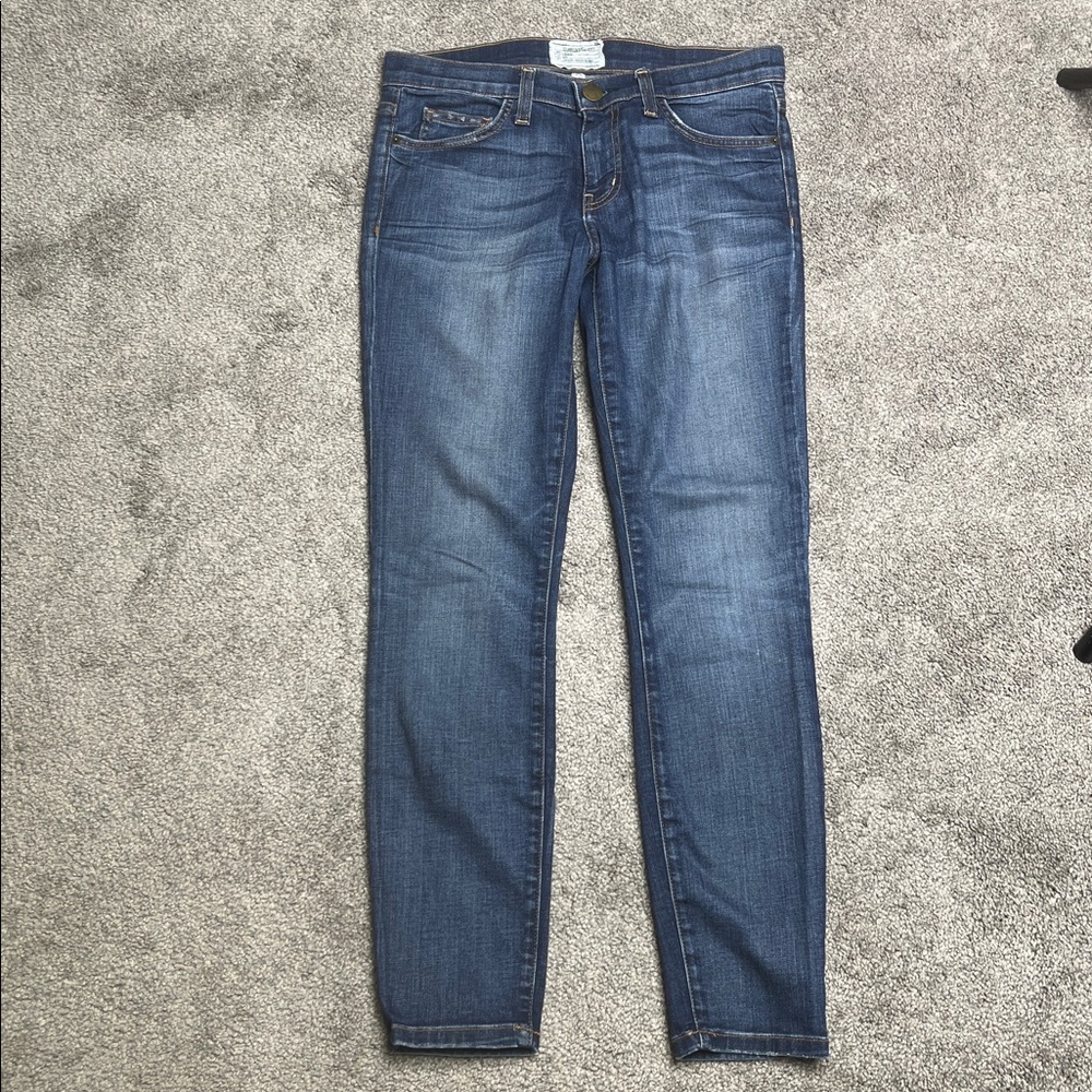 Current/Elliott Townie Jeans Medium Wash Stiletto Size 27